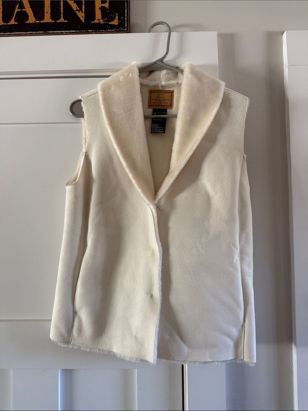Stunning vintage Ralph Lauren faux suede vest